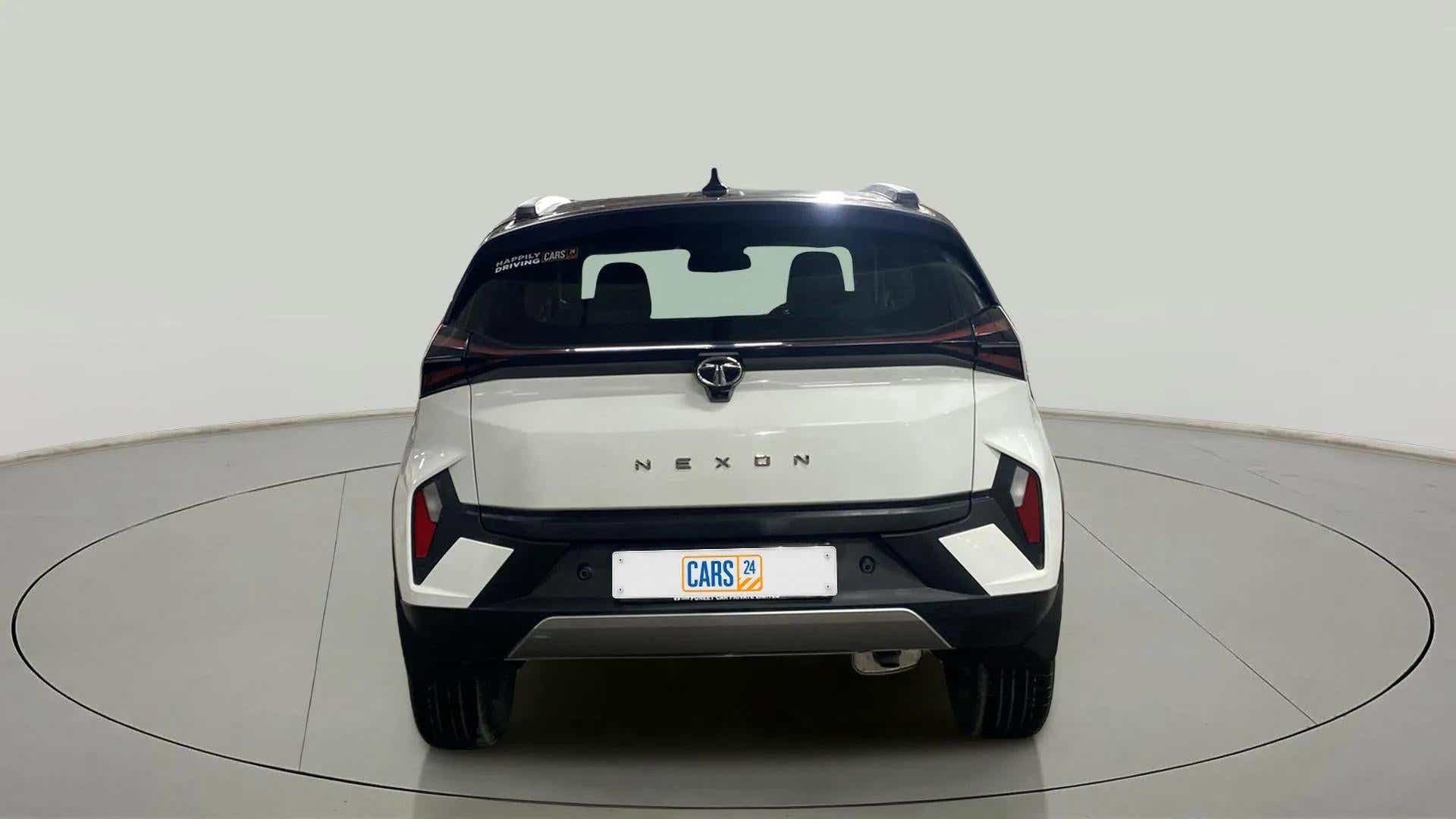 Rear view of a Tata Nexon 2017-2023