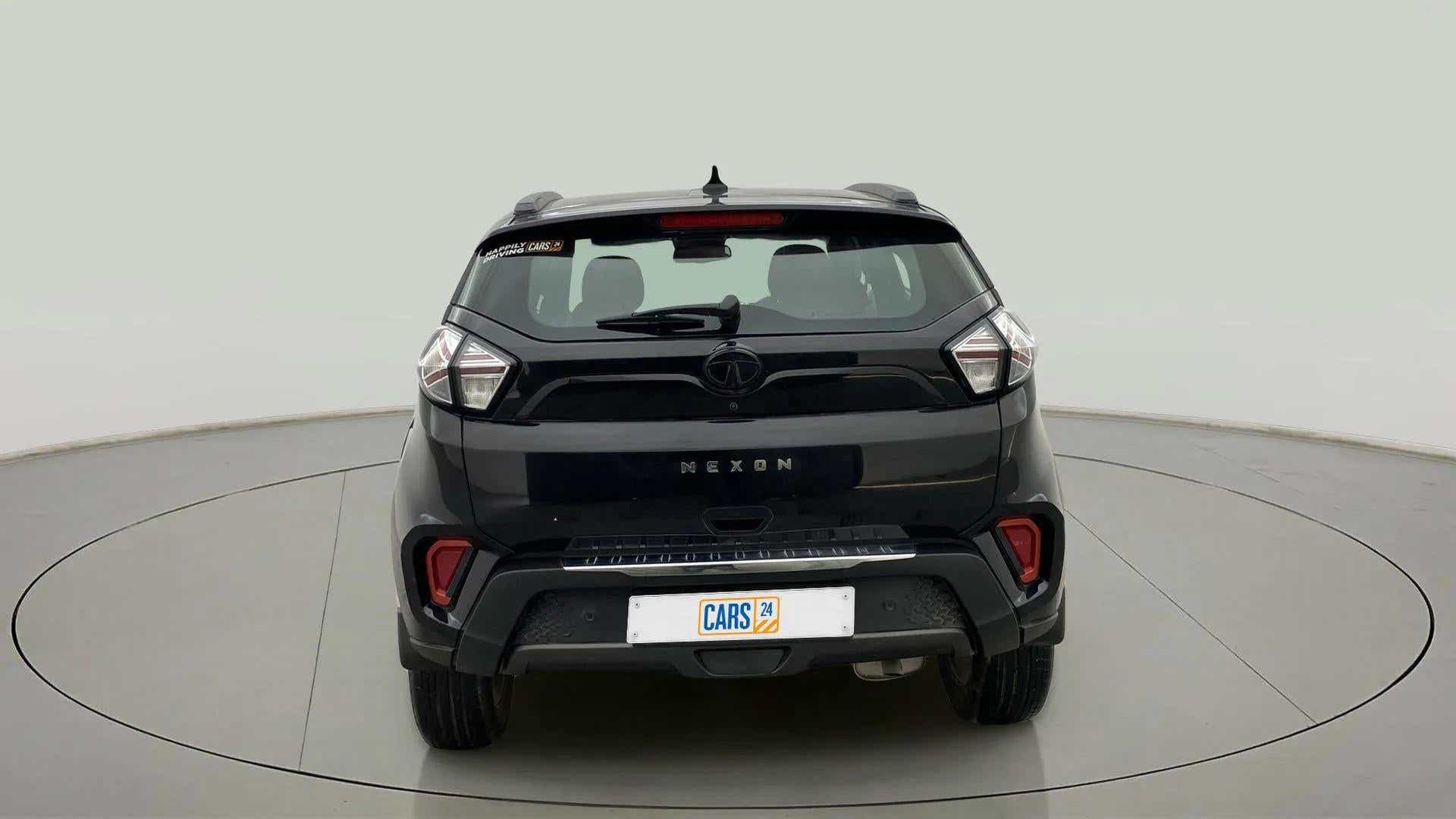 Rear view of a Tata Nexon 2017-2023