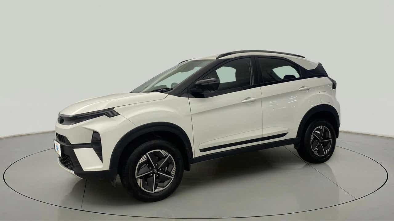 Front side view of a Tata Nexon