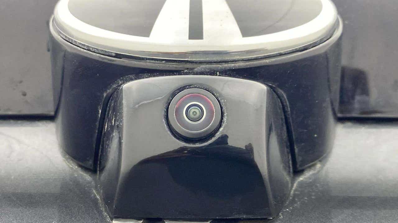 Close-up of a rear camera on a Tata Nexon