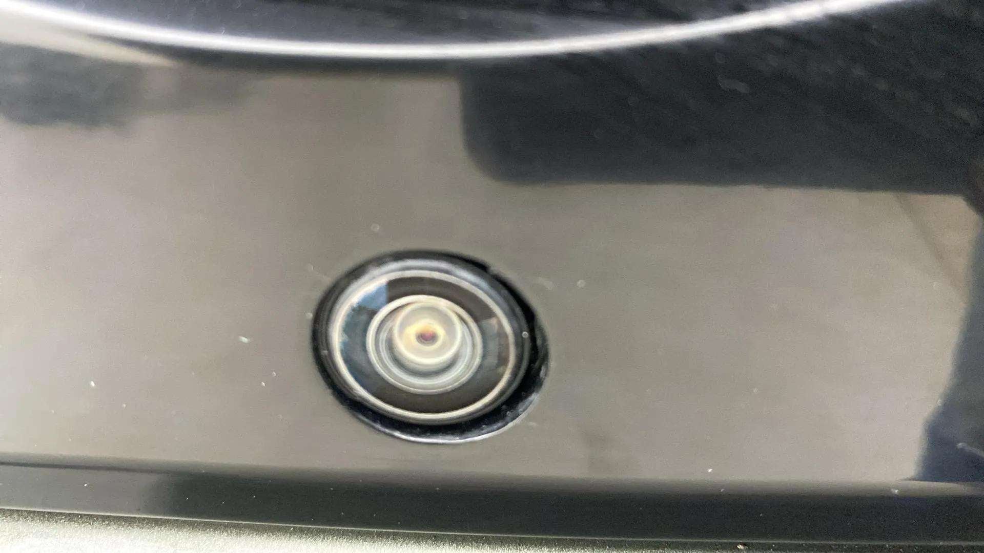 Rear camera close-up of a Tata Nexon 2017-2023