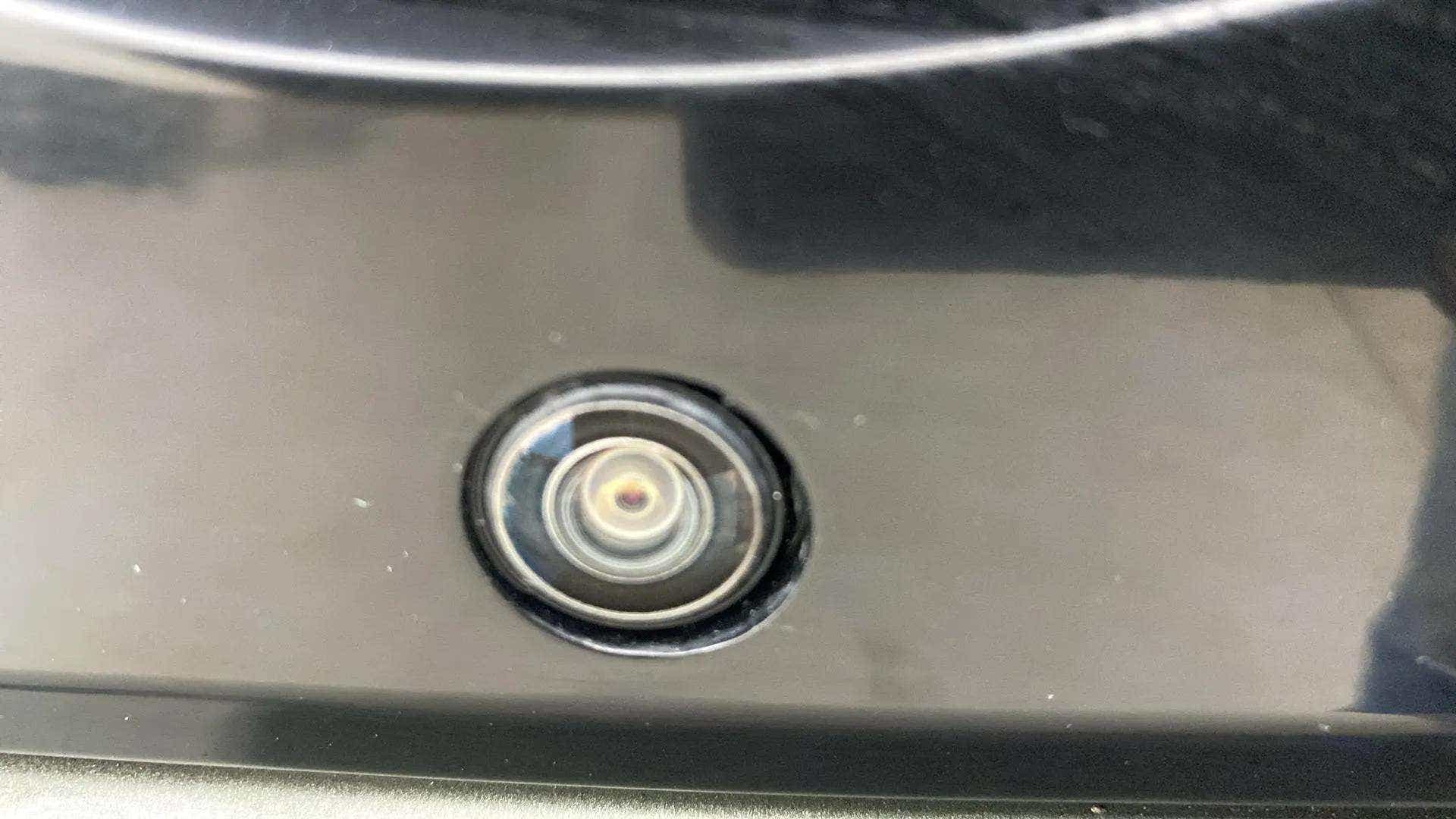 Rear camera close-up of a Tata Nexon 2017-2023