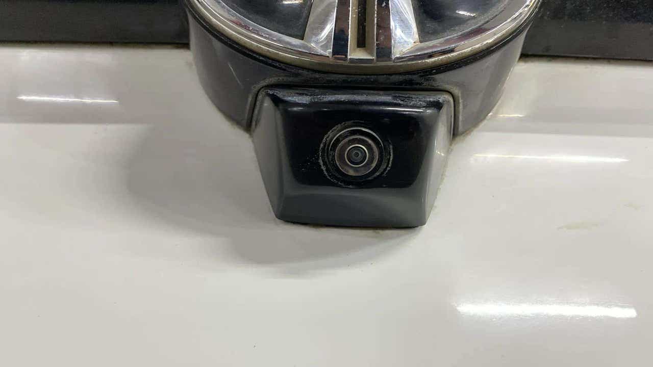 Rear camera close-up of a Tata Nexon 2017-2023