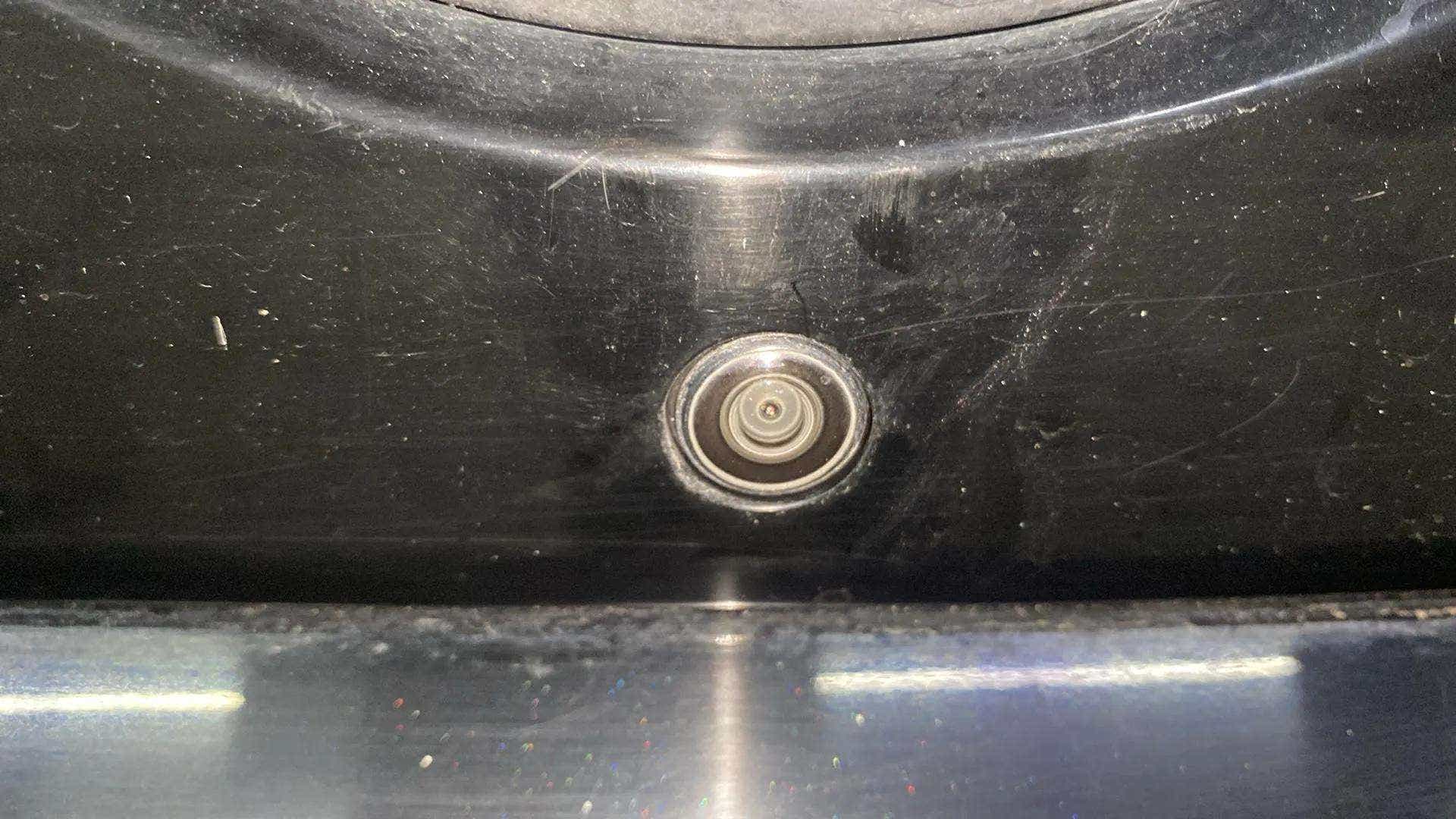 Rear parking sensor close-up of a Tata Nexon 2017-2023