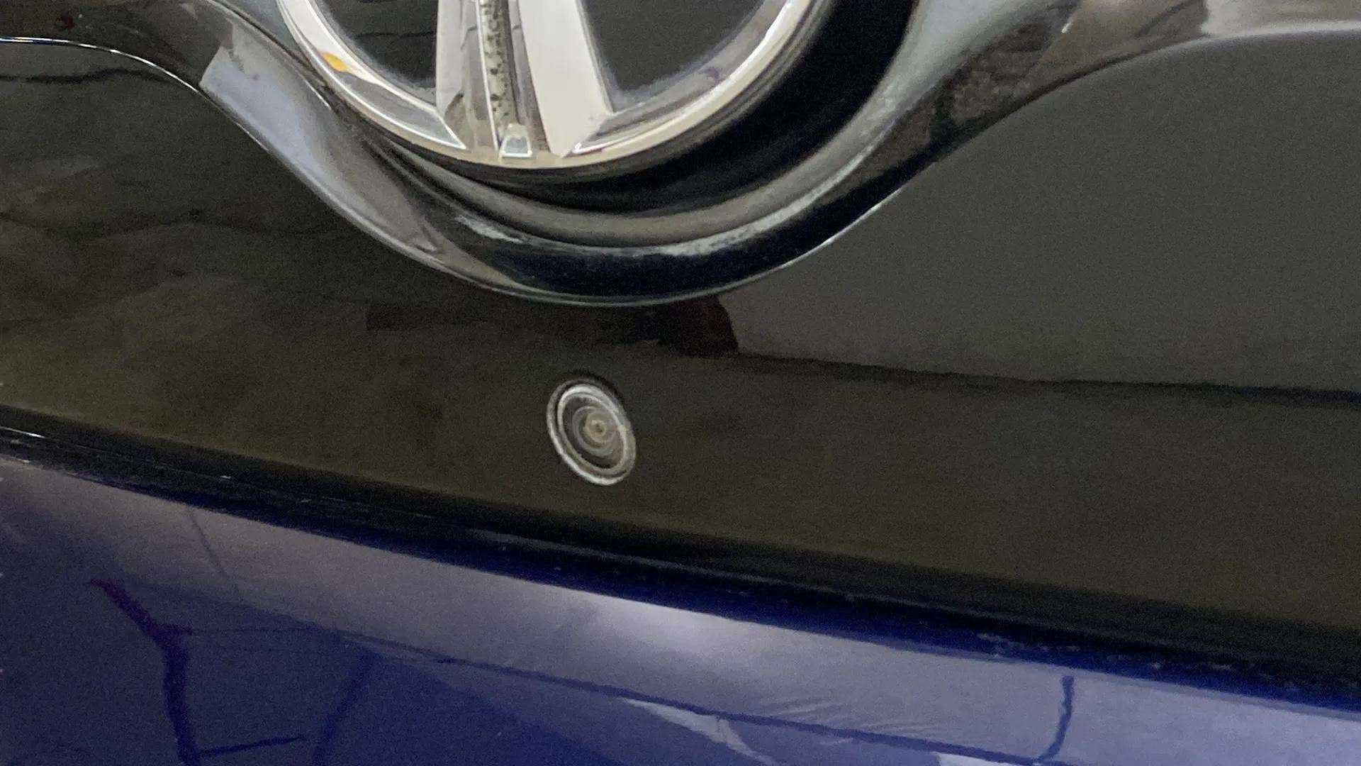 Rear camera close-up of a Tata Nexon 2017-2023