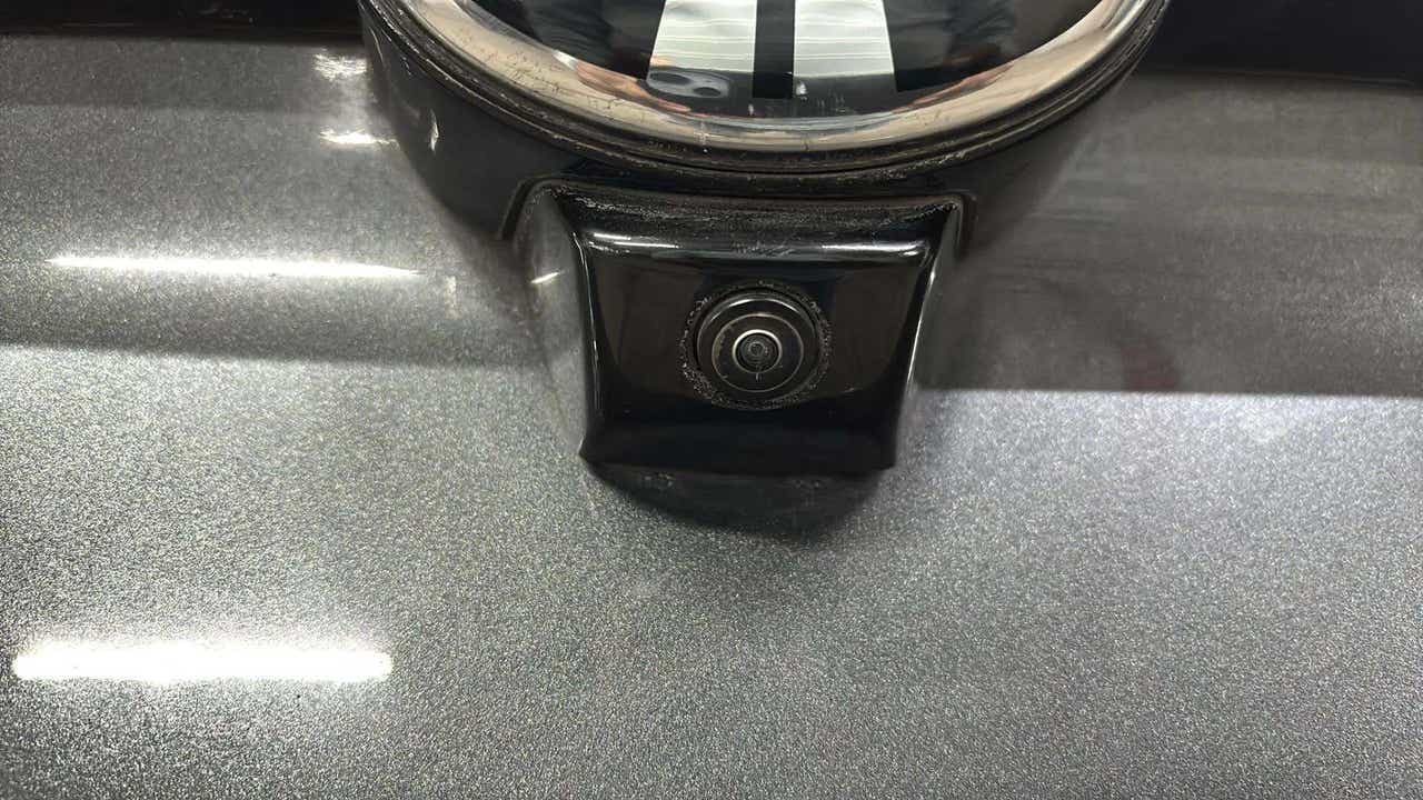 Reverse camera close-up of a Tata Nexon