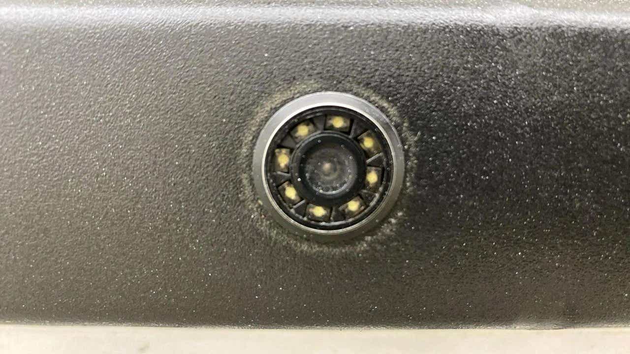 Rear parking camera close-up of a Tata Nexon 2017-2023