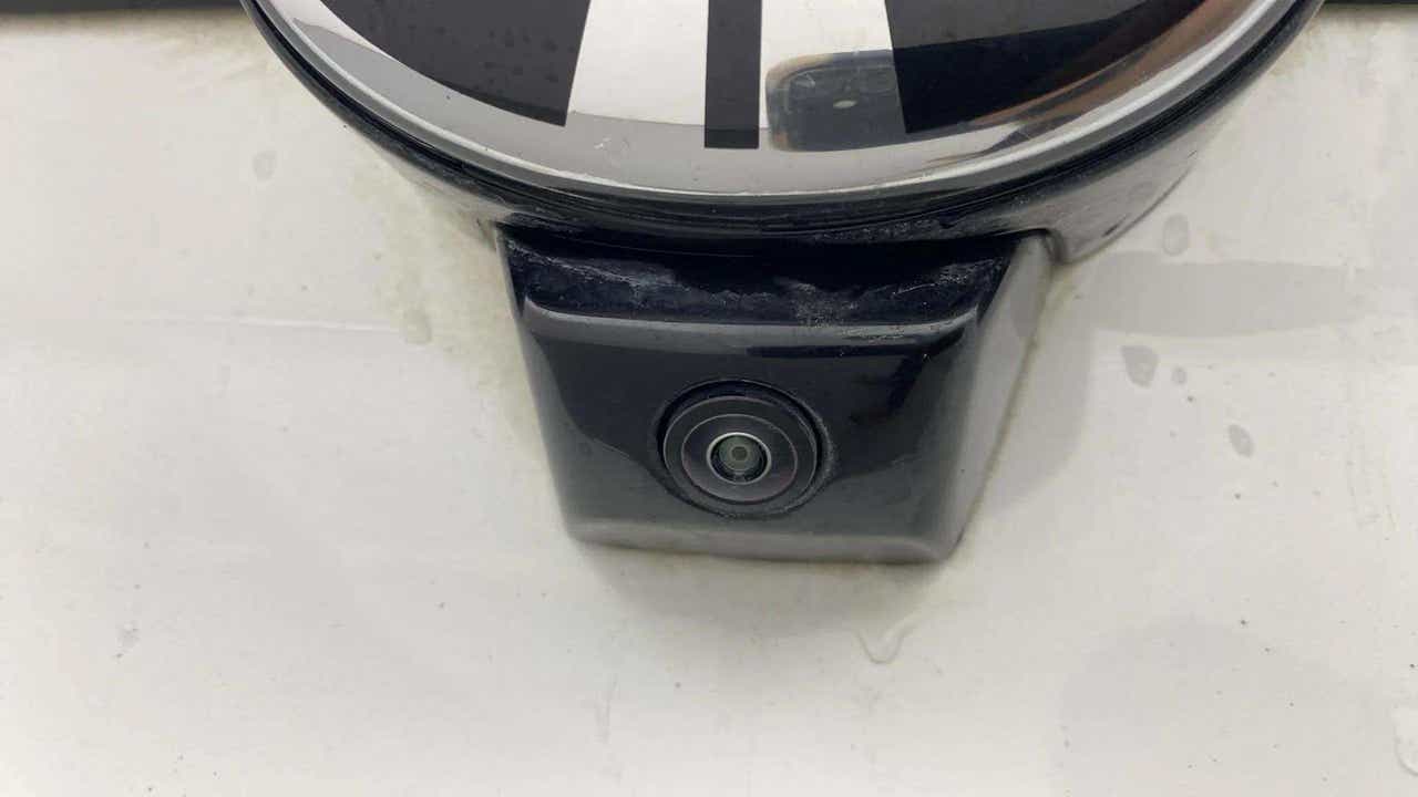 Close-up of a front camera of a Tata Nexon