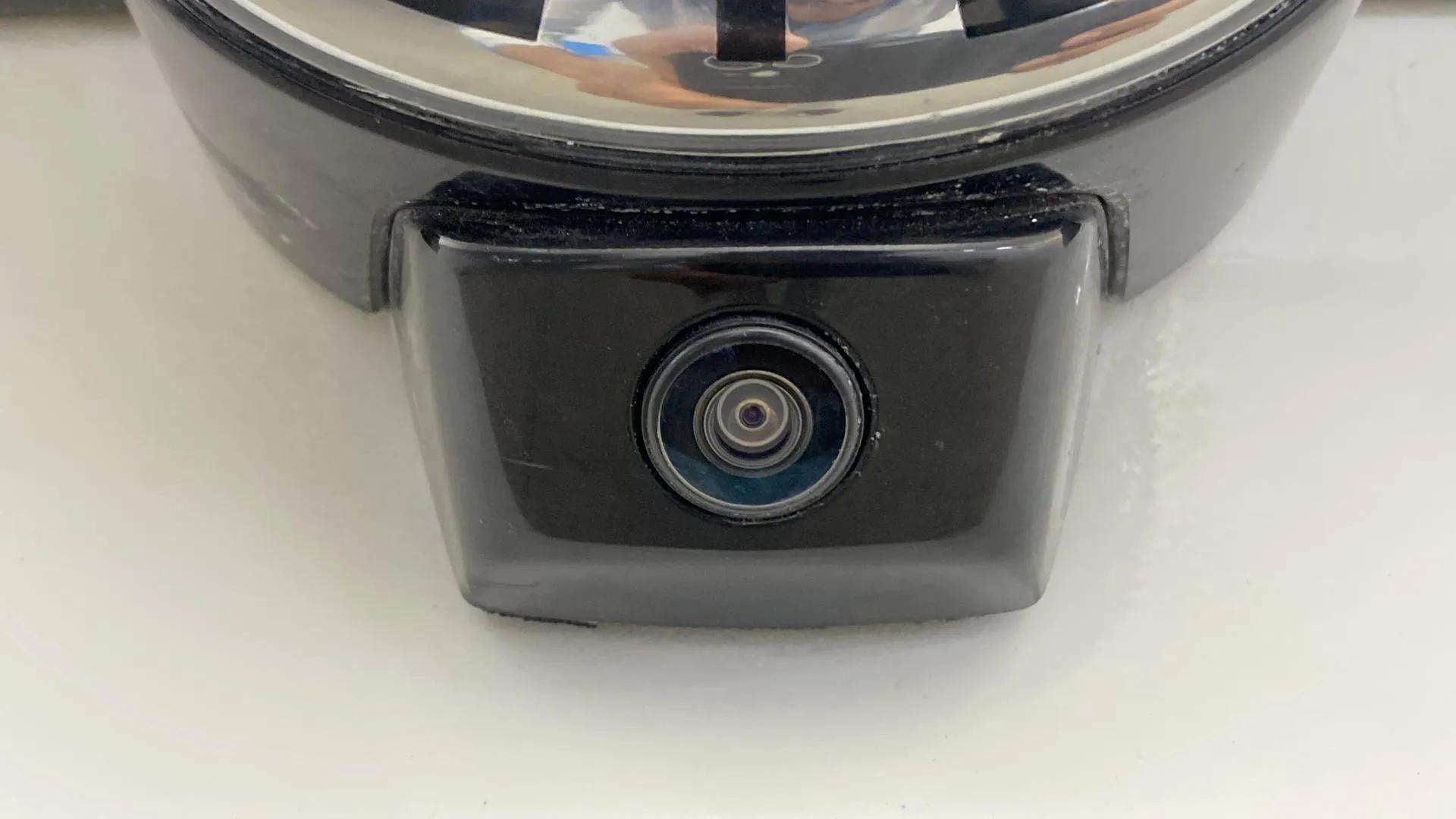 Close-up of a front camera on a Tata Nexon