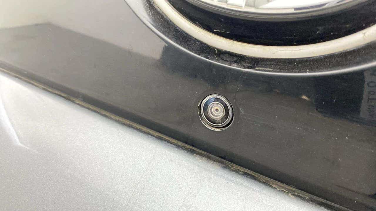 Front camera close-up of a Tata Nexon 2017-2023