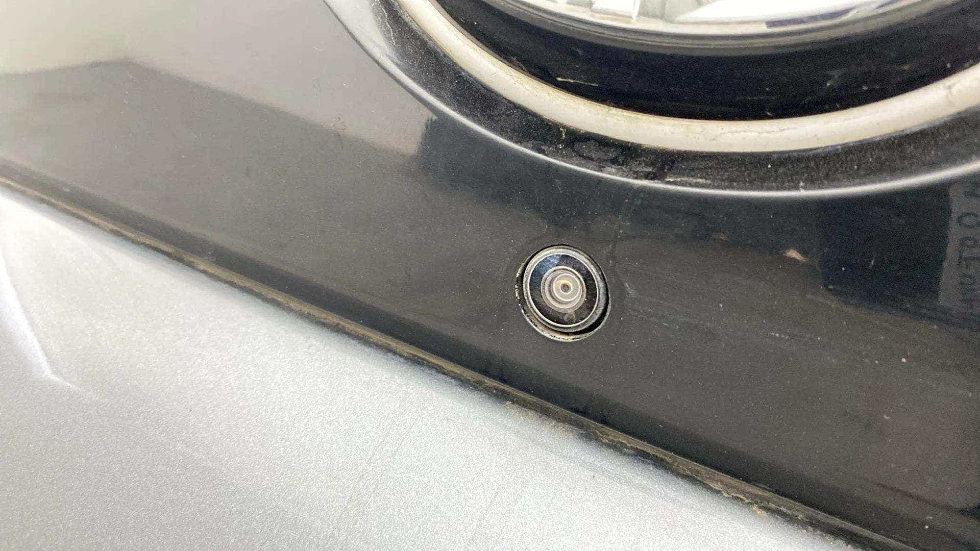 Front camera close-up of a Tata Nexon 2017-2023