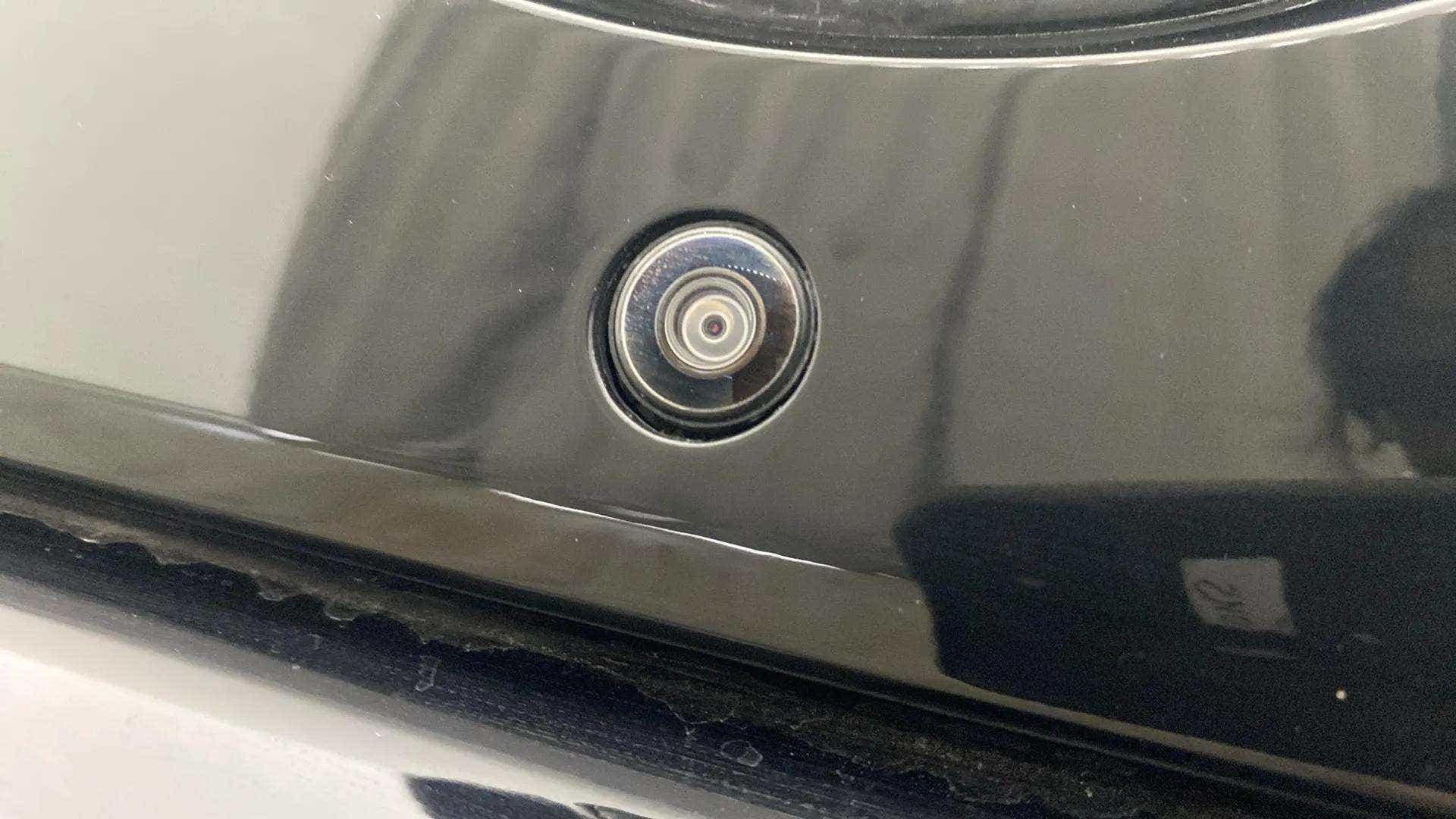 Rear camera close-up of a Tata Nexon 2017-2023