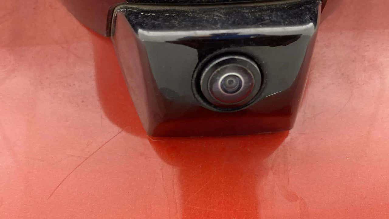 Close-up of a rear camera of a Tata Nexon