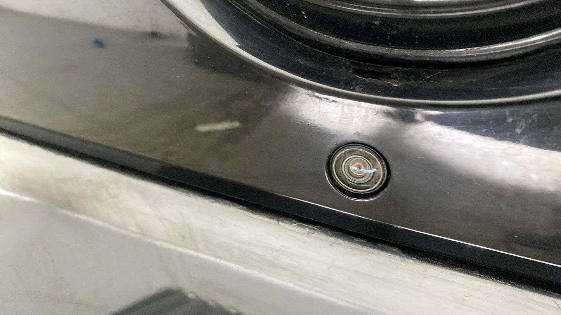 Close-up of a Tata Nexon 2017-2023 rear camera