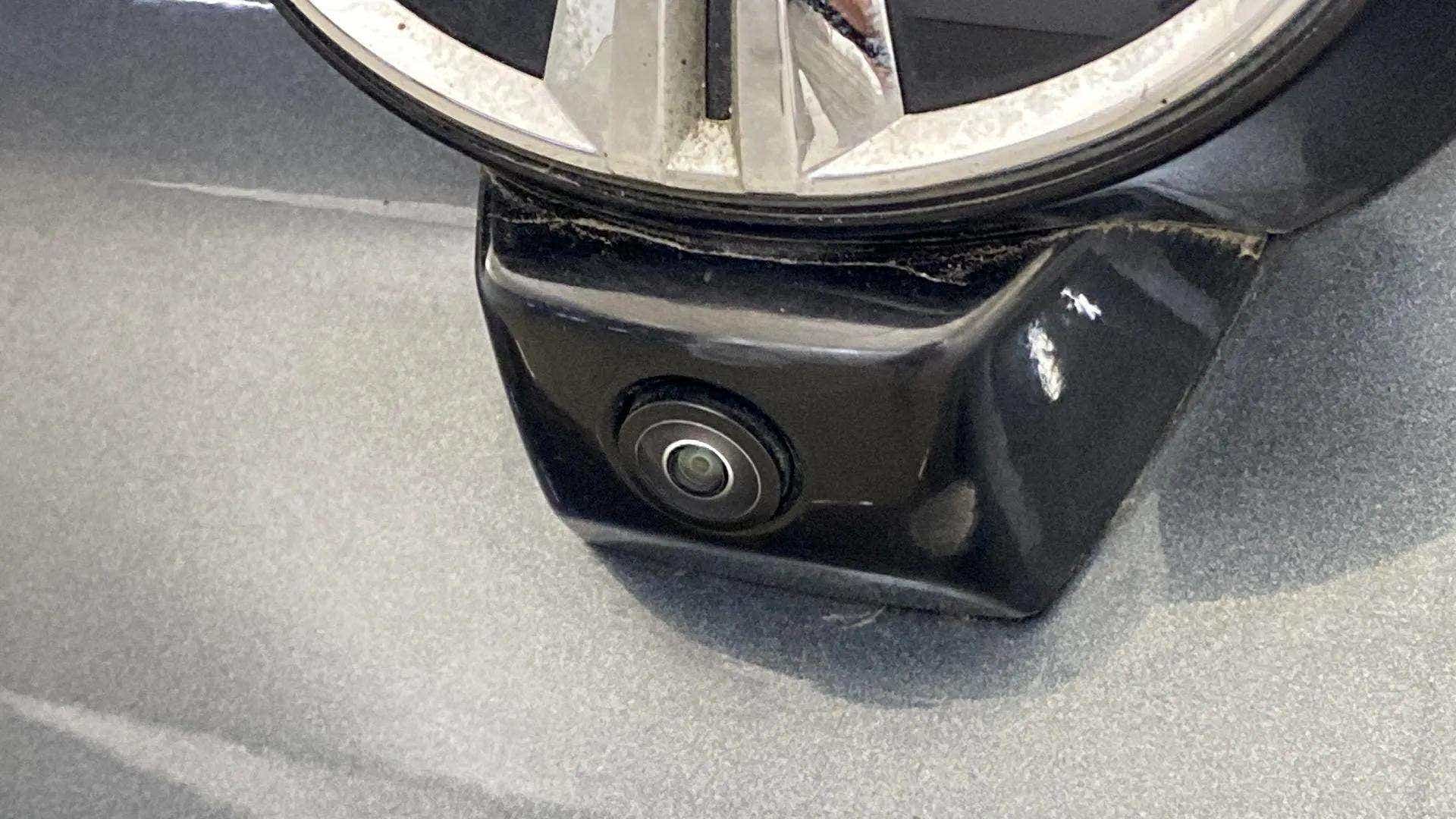 Close-up of a front camera on a Tata Nexon 2017-2023