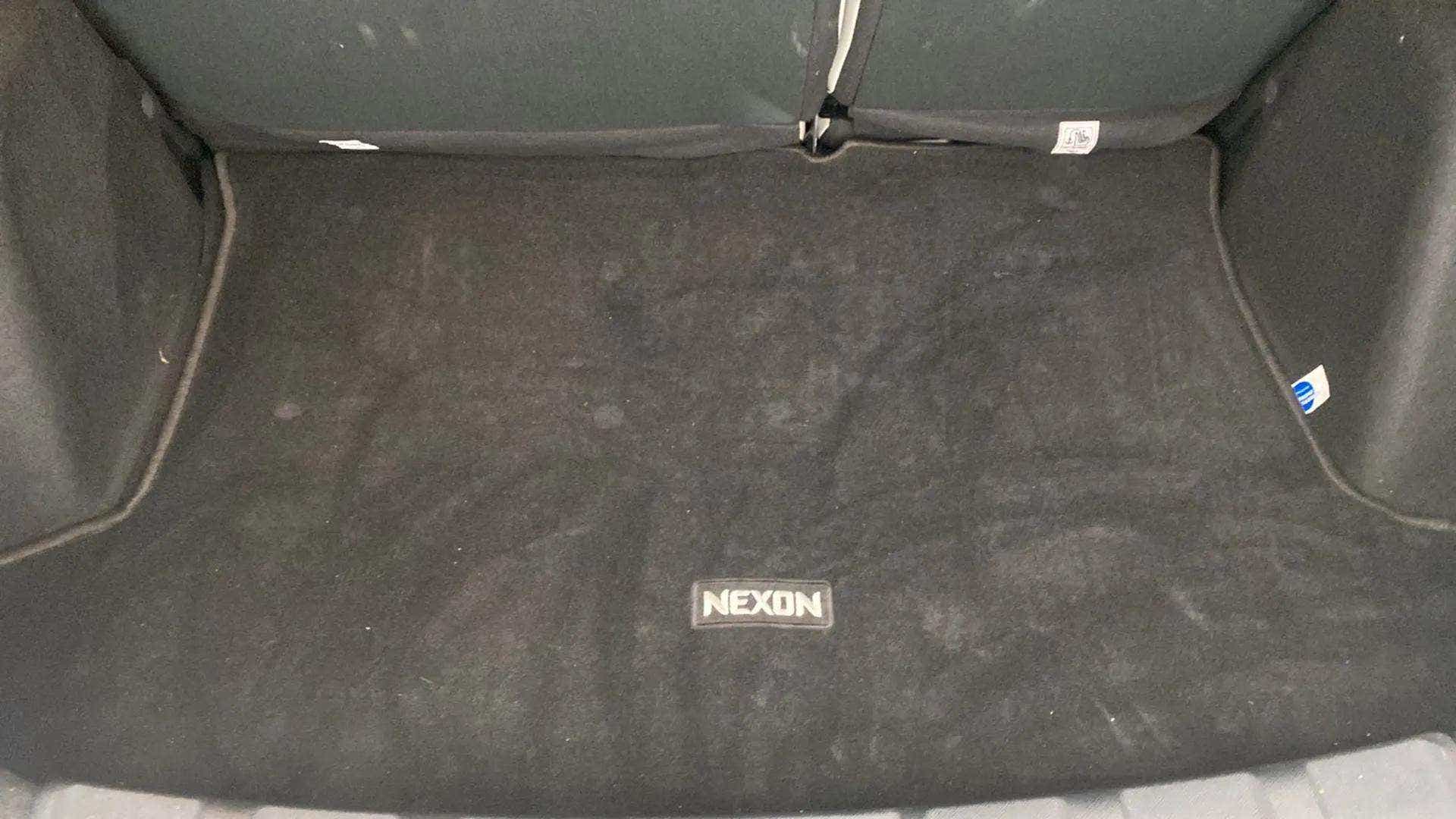 Boot space view of a Tata Nexon 2017-2023
