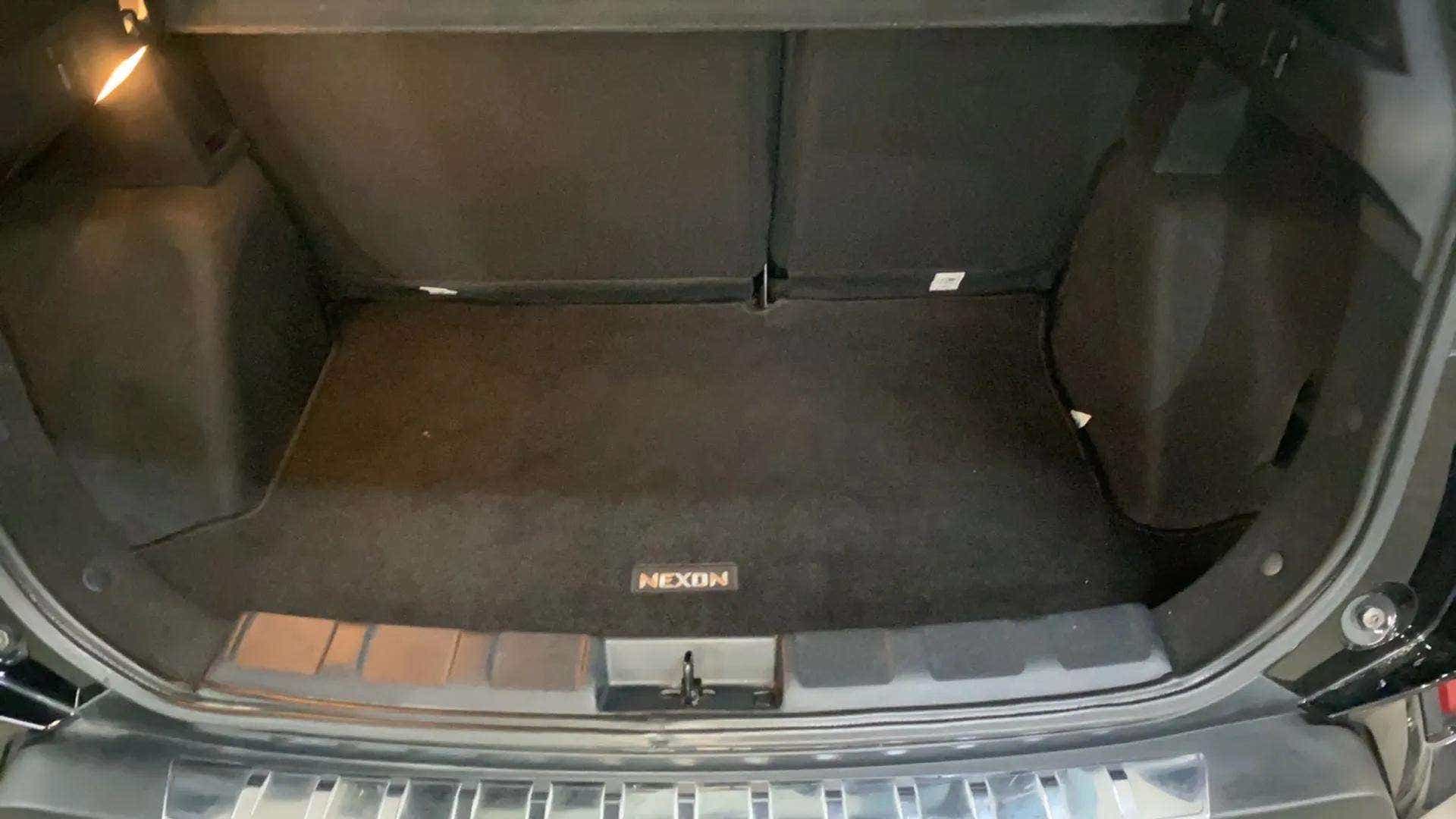 Boot space view of a Tata Nexon 2017-2023