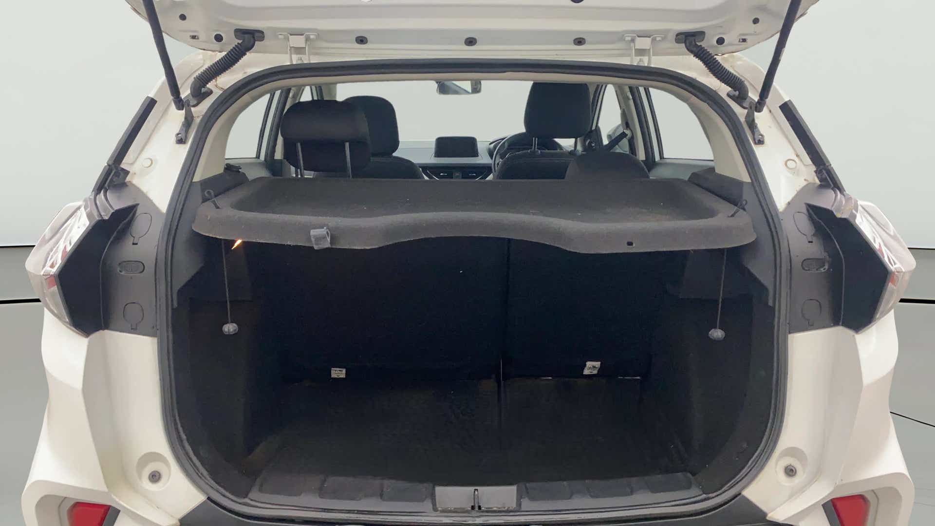 Boot space view of a Tata Nexon 2017-2023