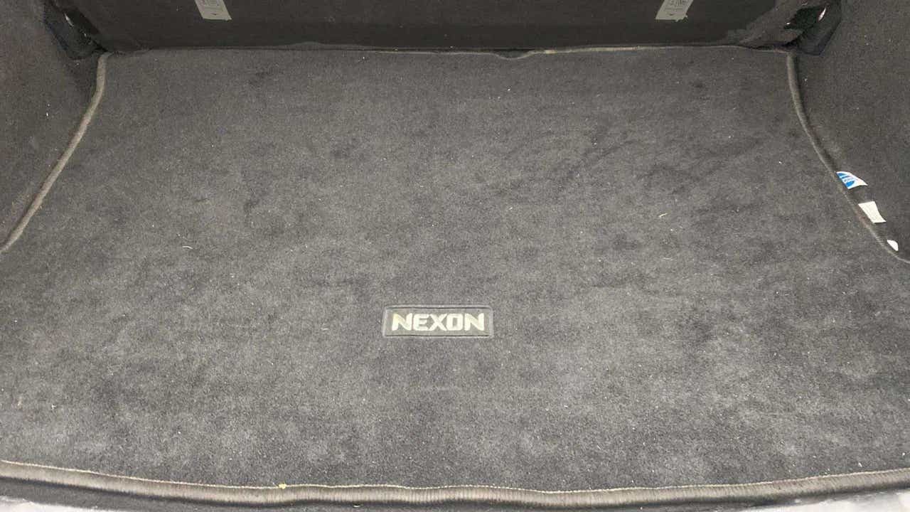 Boot space view of a Tata Nexon 2017-2023