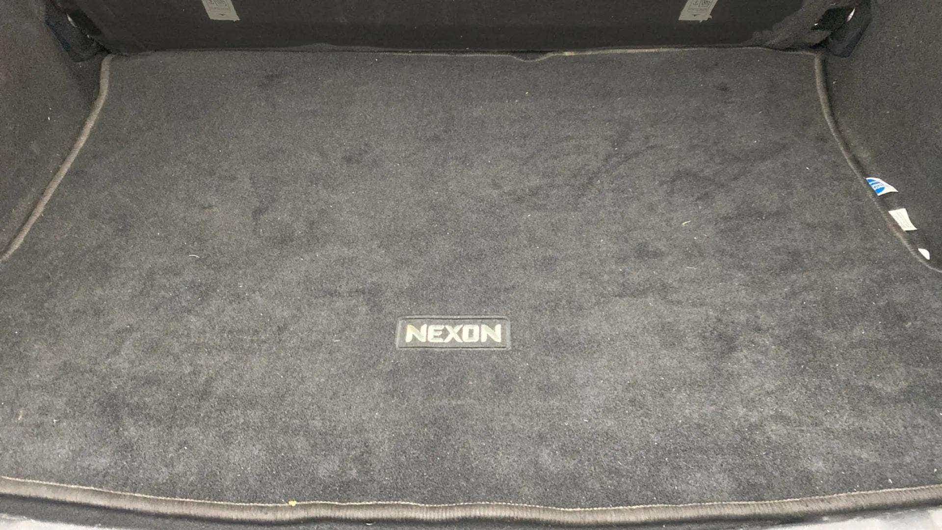 Boot space view of a Tata Nexon 2017-2023
