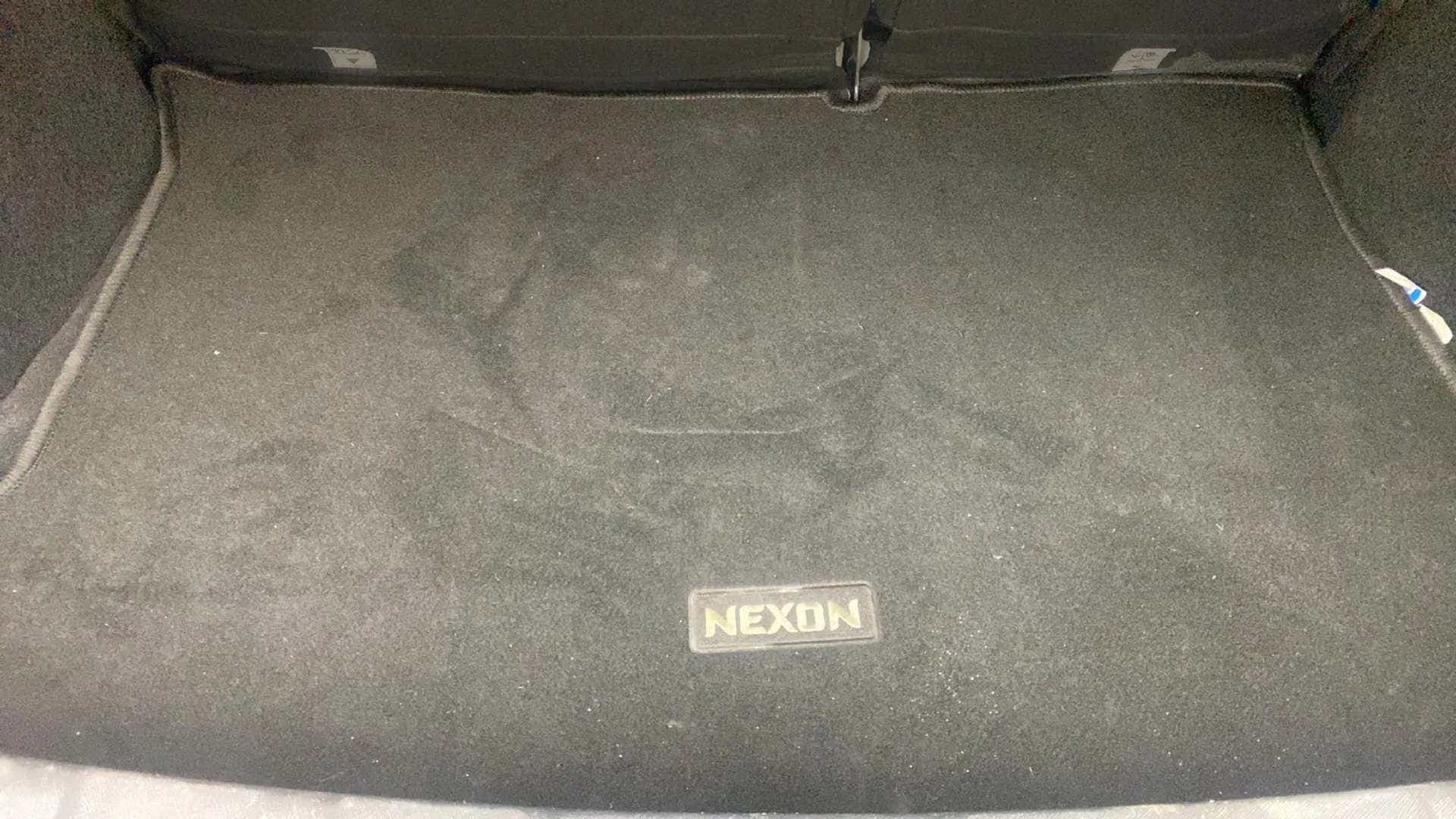 Boot space view of a Tata Nexon 2017-2023