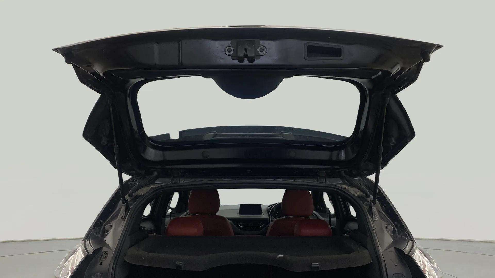 Boot open view of a Tata Nexon 2017-2023