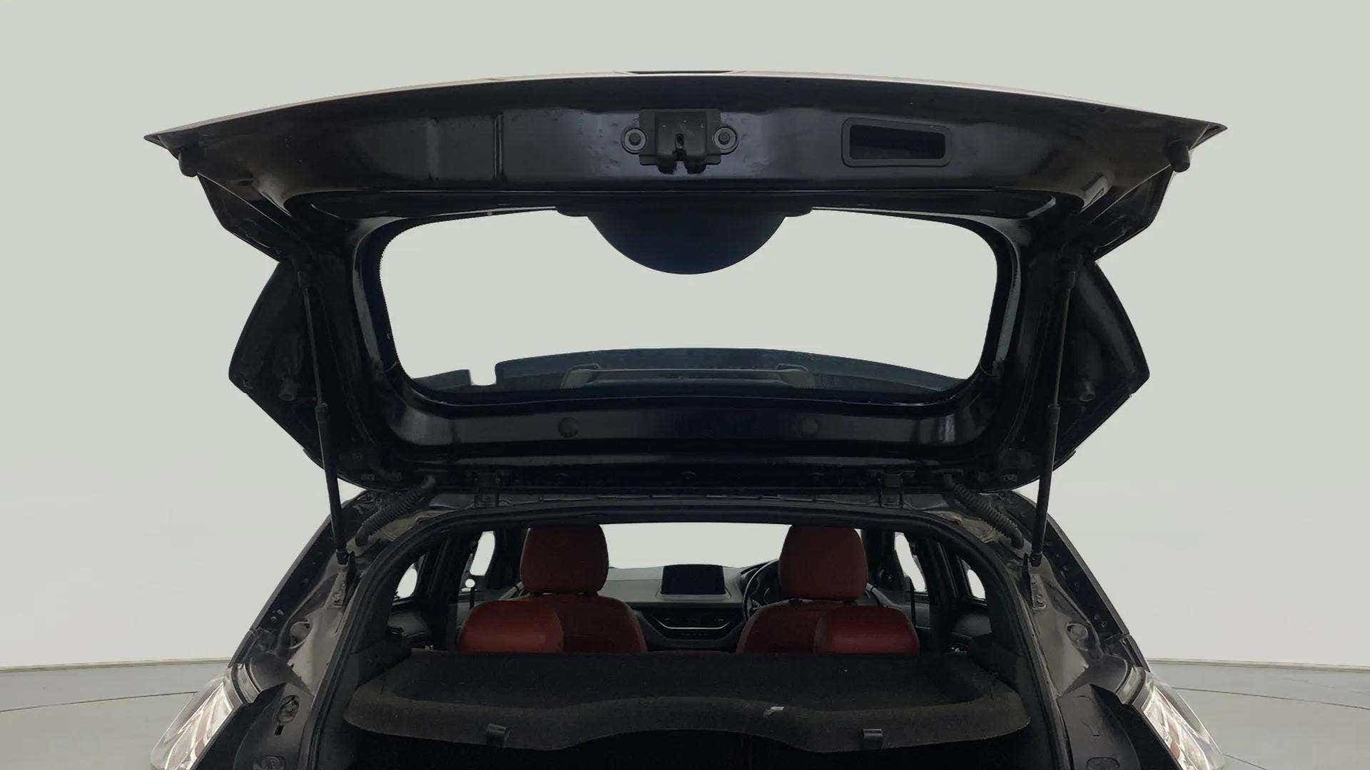Boot open view of a Tata Nexon 2017-2023