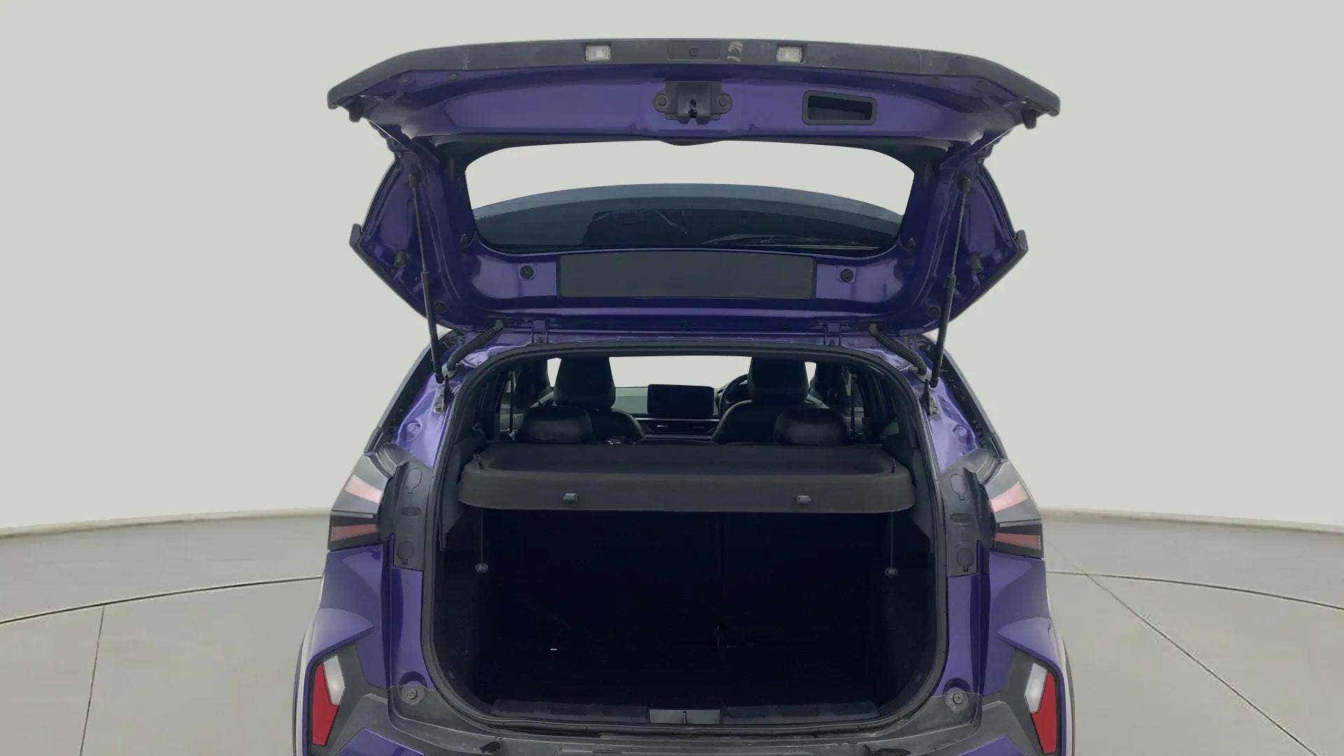 Boot space view of a Tata Nexon 2017-2023