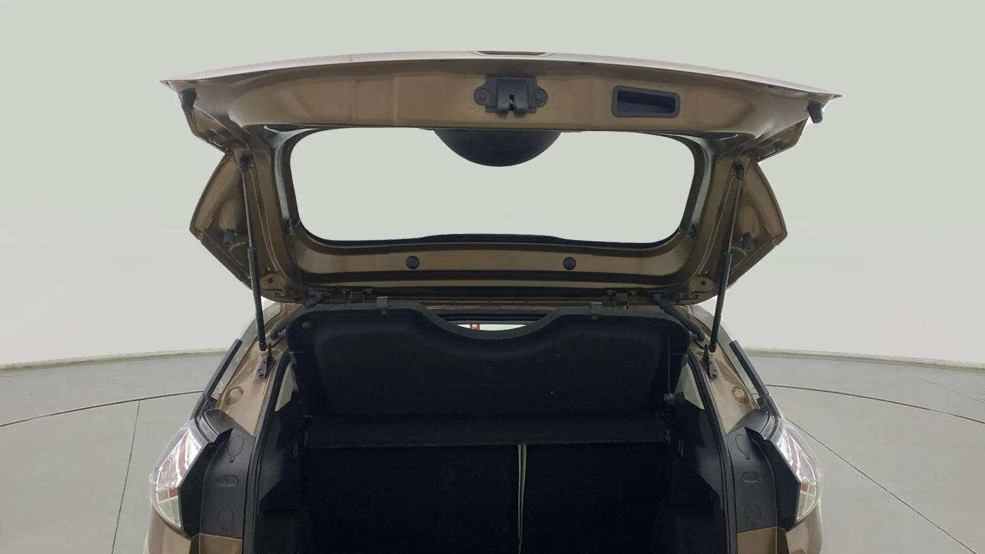 Boot space view of a Tata Nexon 2017-2023