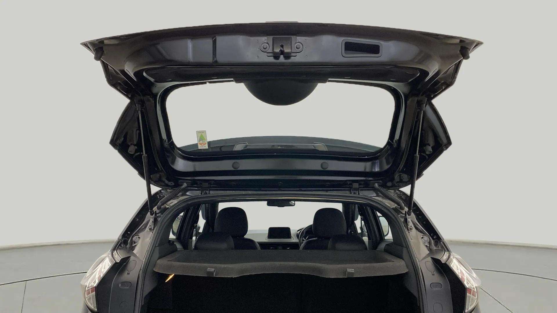 Boot space view of a Tata Nexon 2017-2023
