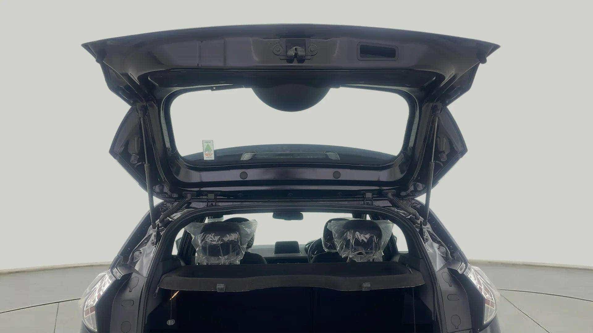 Boot space view of a Tata Nexon 2017-2023