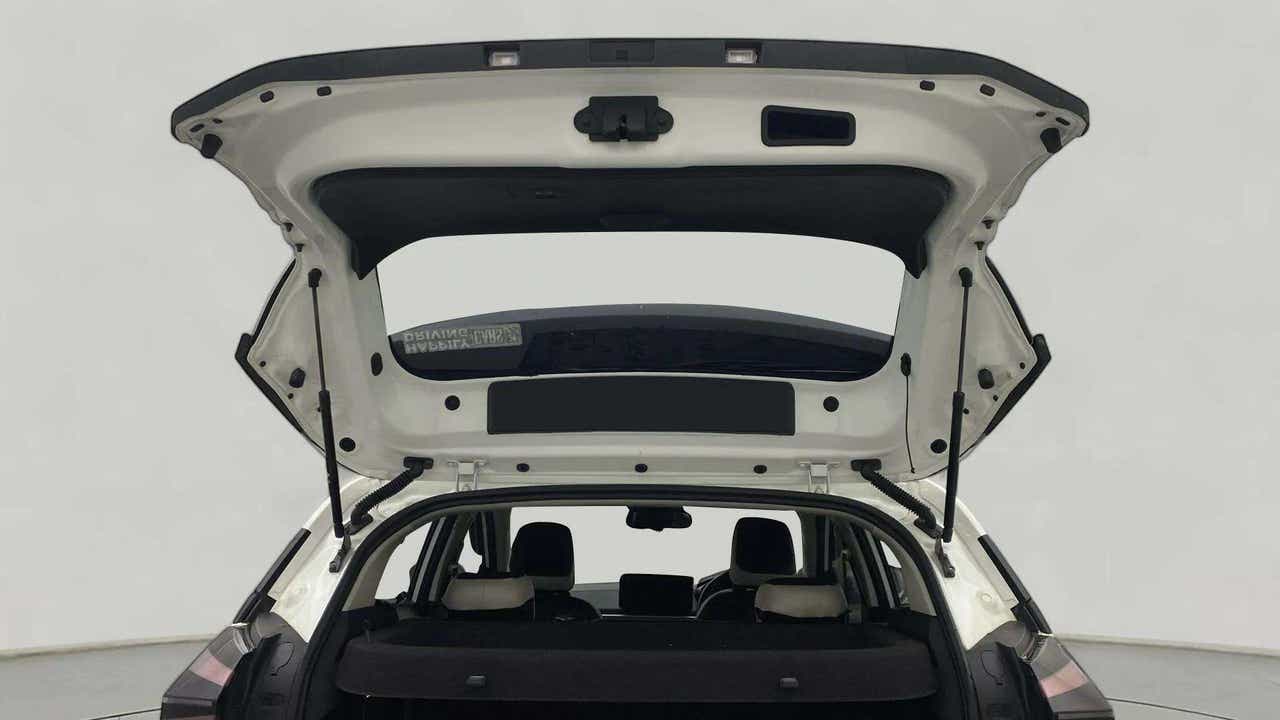 Boot open view of a Tata Nexon 2017-2023