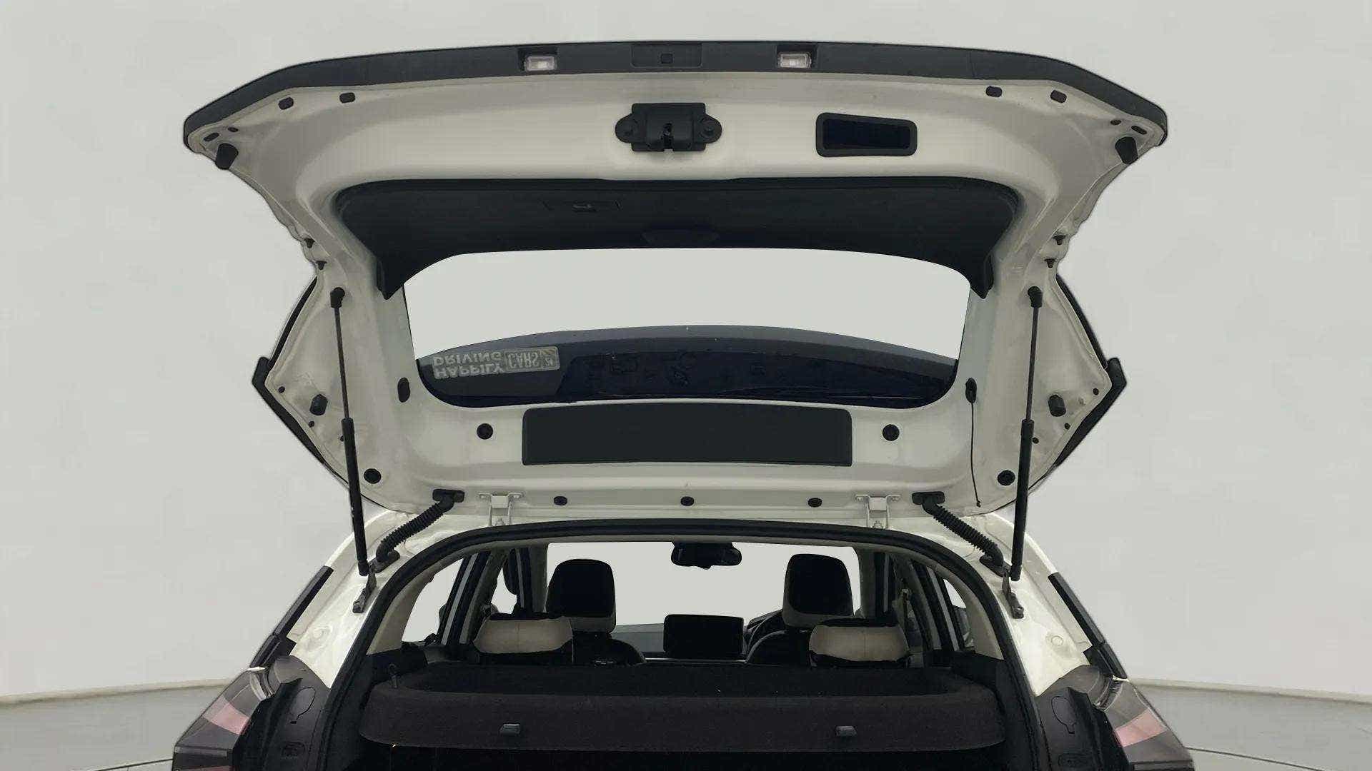 Boot open view of a Tata Nexon 2017-2023
