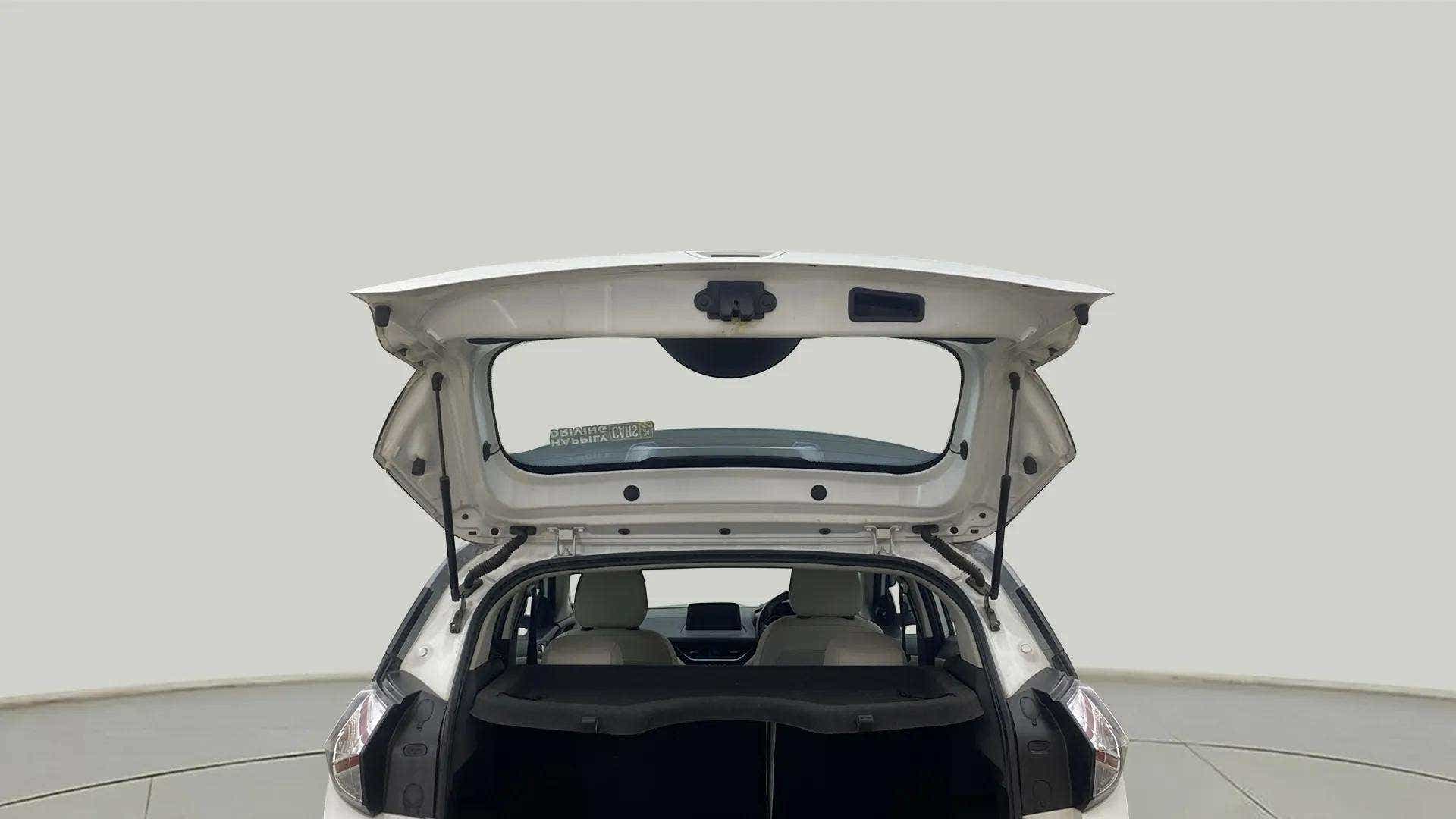 Boot open view of a Tata Nexon 2017-2023