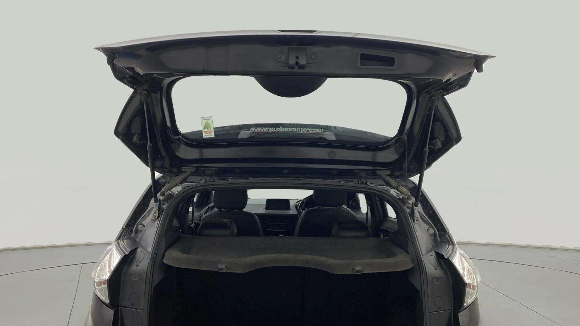 Boot space view of a Tata Nexon 2017-2023