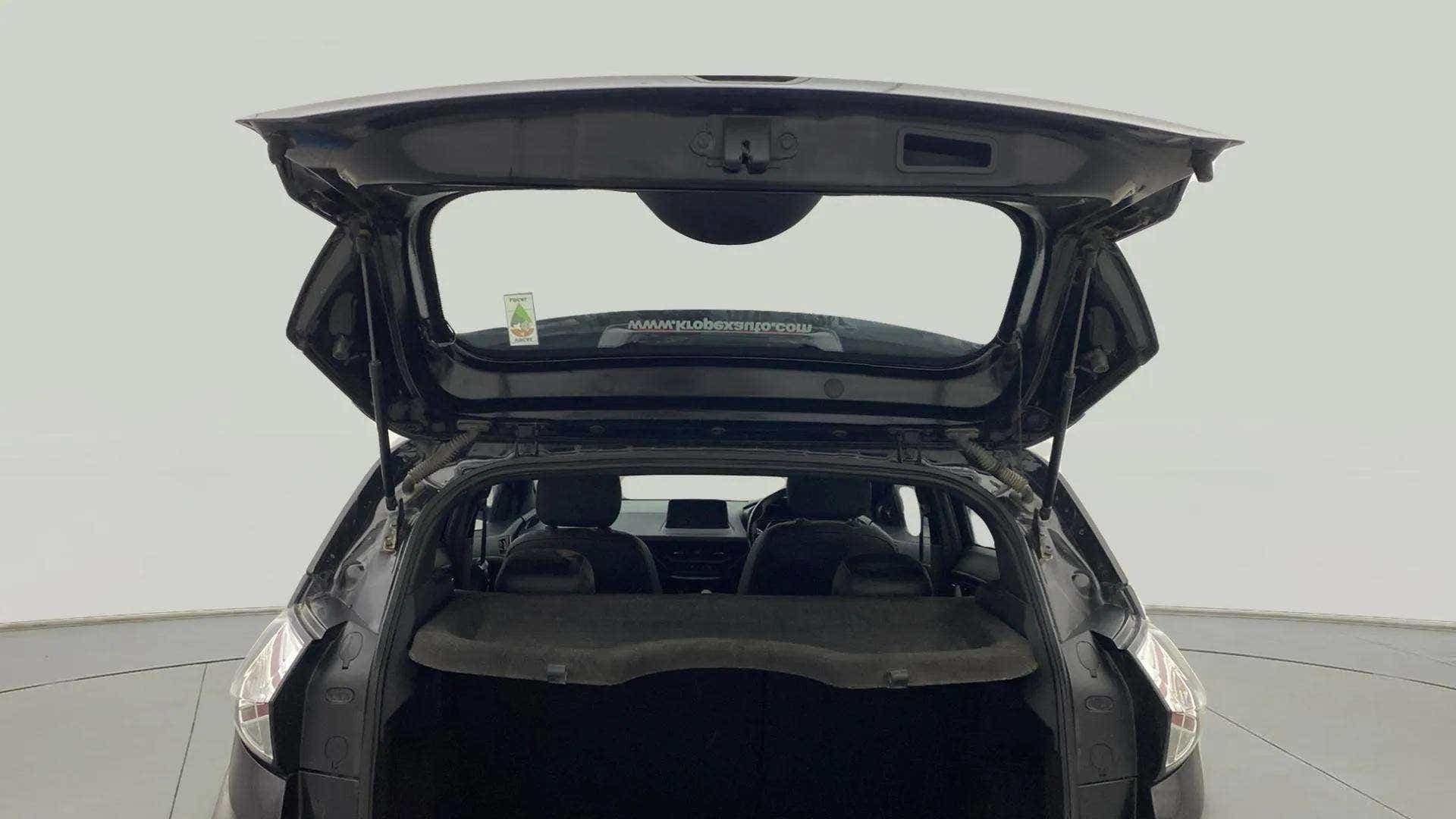 Boot space view of a Tata Nexon 2017-2023