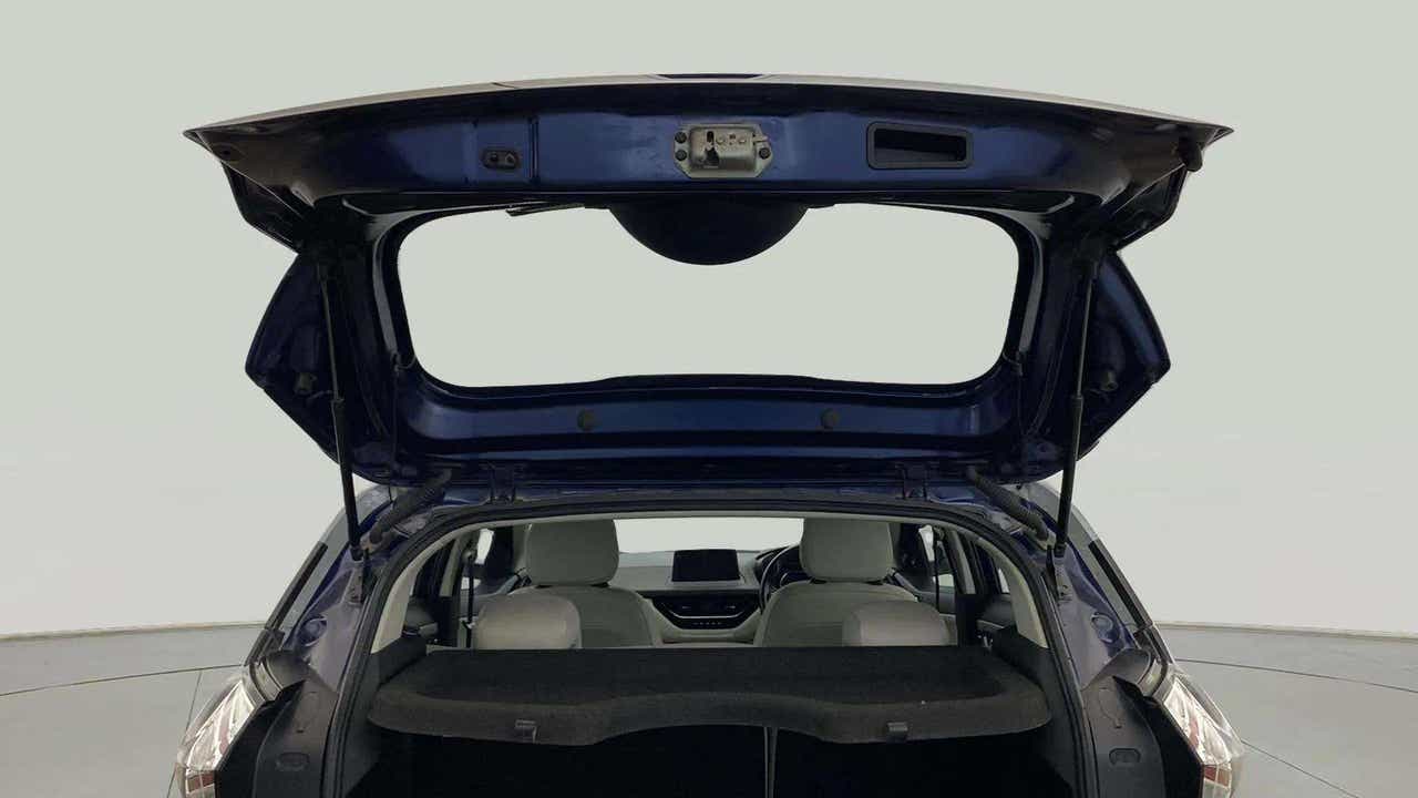 Boot space view of a Tata Nexon 2017-2023