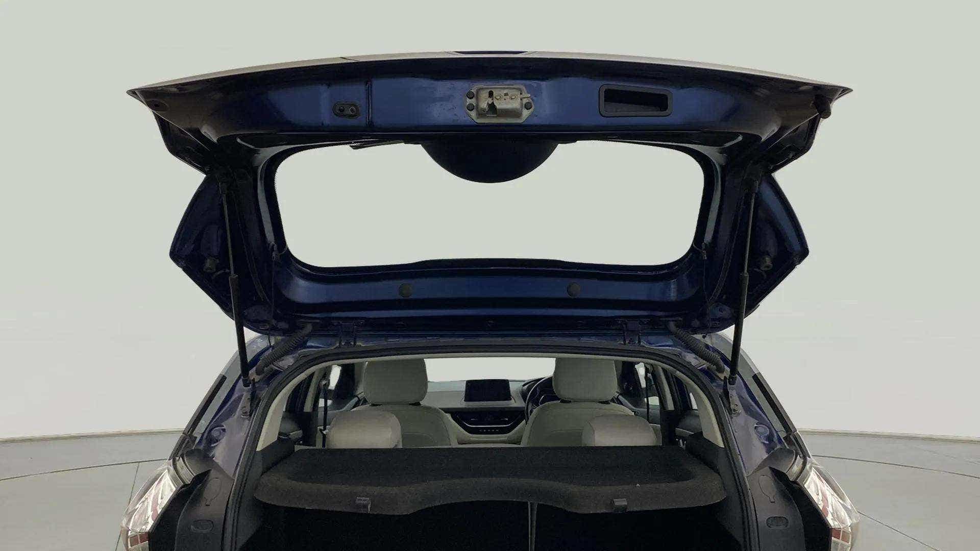 Boot space view of a Tata Nexon 2017-2023