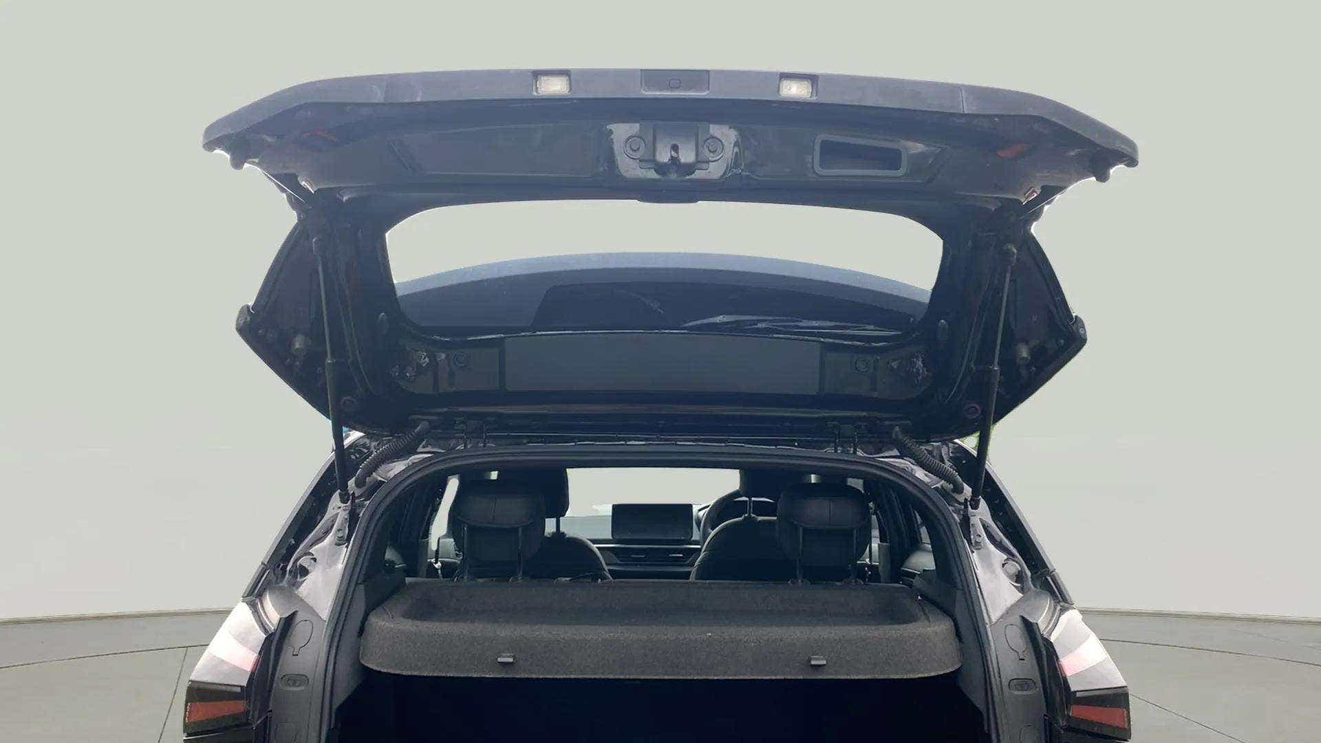 Boot space view of a Tata Nexon