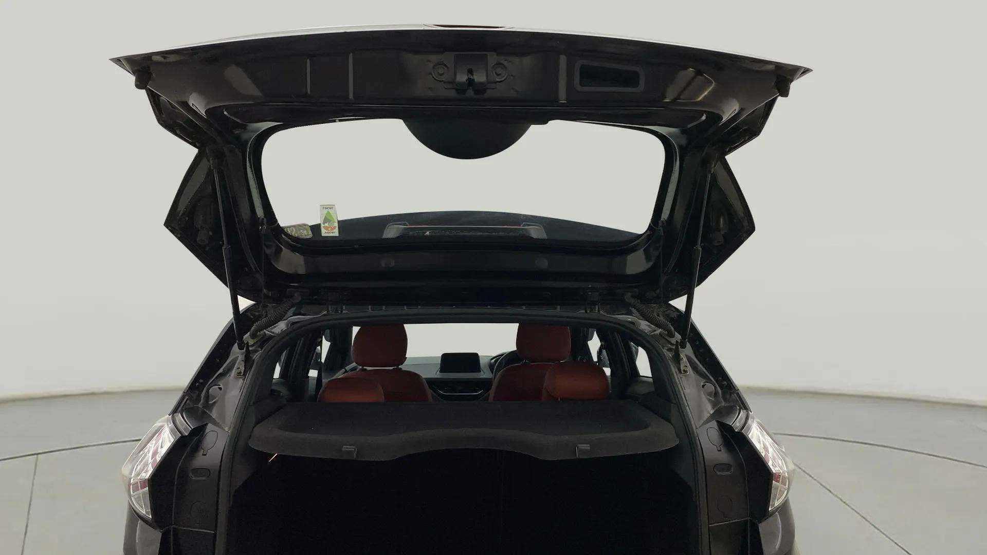 Boot space view of a Tata Nexon 2017-2023