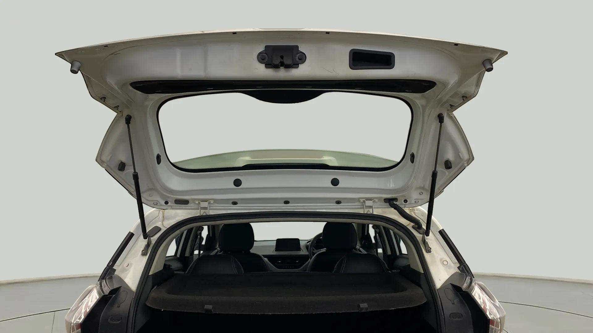 Open boot view of a Tata Nexon 2017-2023