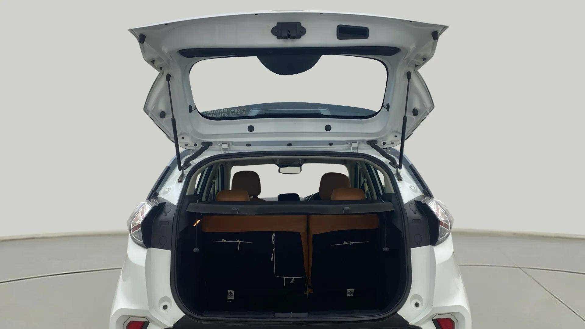Boot space view of a Tata Nexon 2017-2023