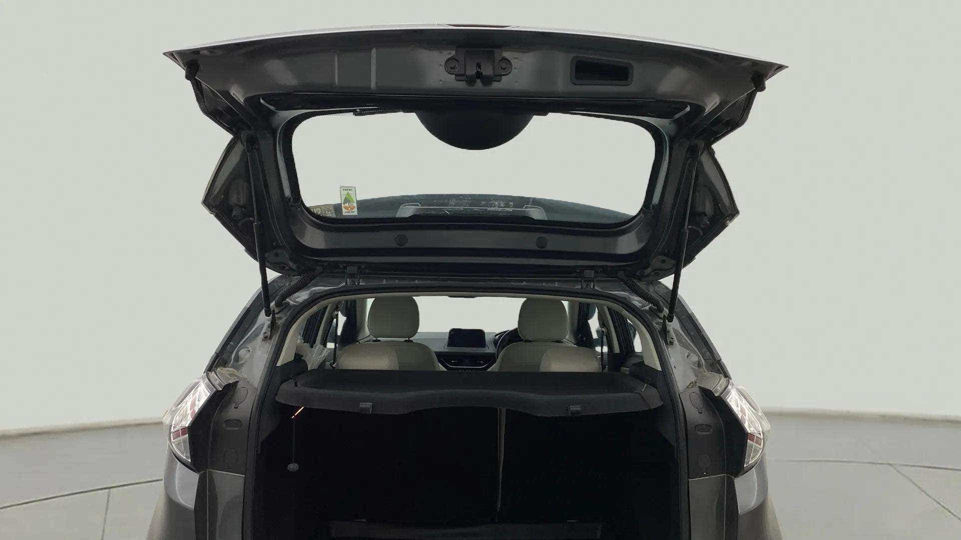 Open boot view of a Tata Nexon 2017-2023