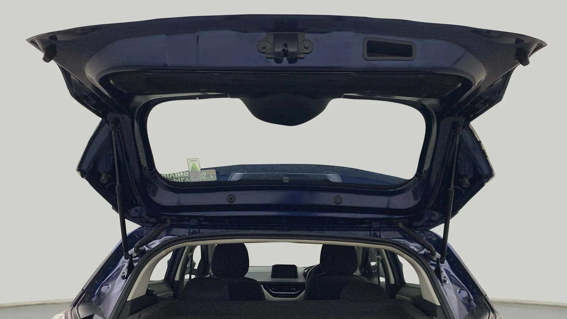 Boot open view of a Tata Nexon 2017-2023
