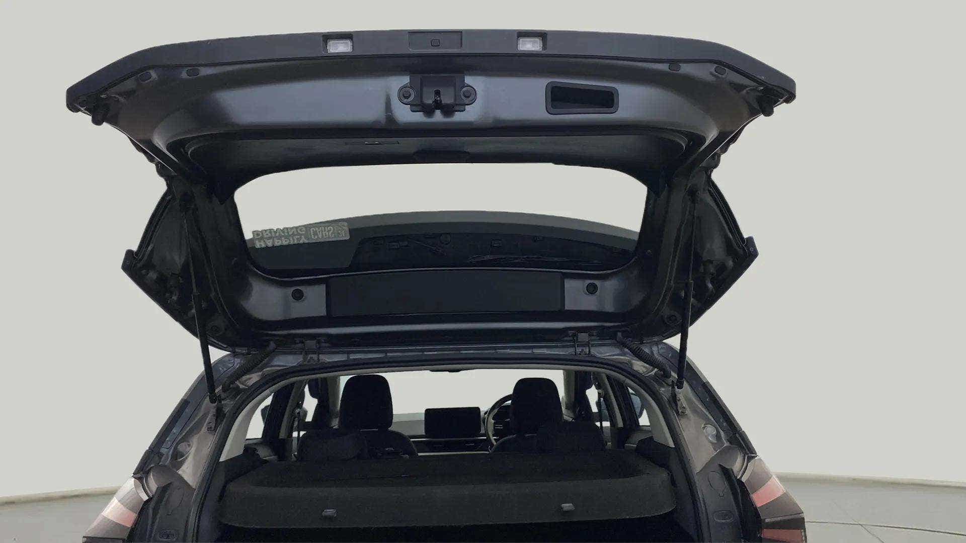 Boot open view of a Tata Nexon 2017-2023