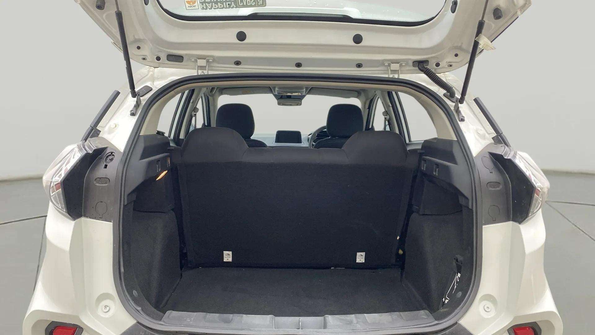 Boot space view of a Tata Nexon 2017-2023