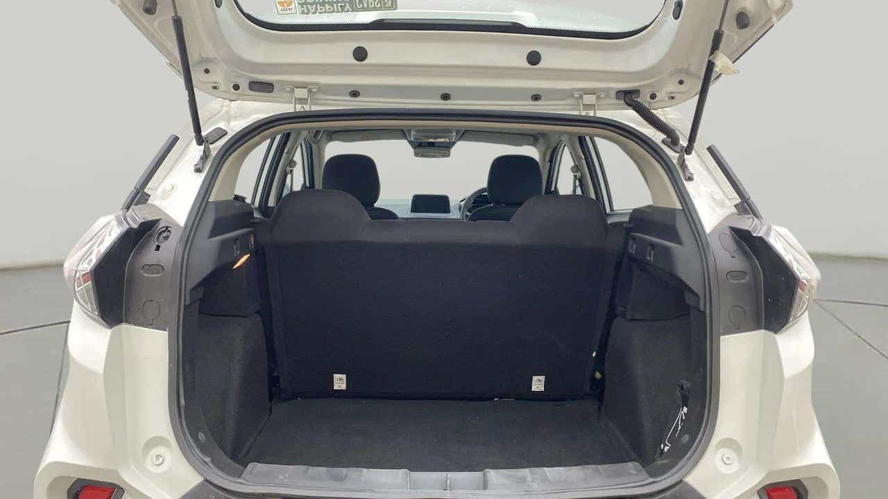 Boot space view of a Tata Nexon 2017-2023