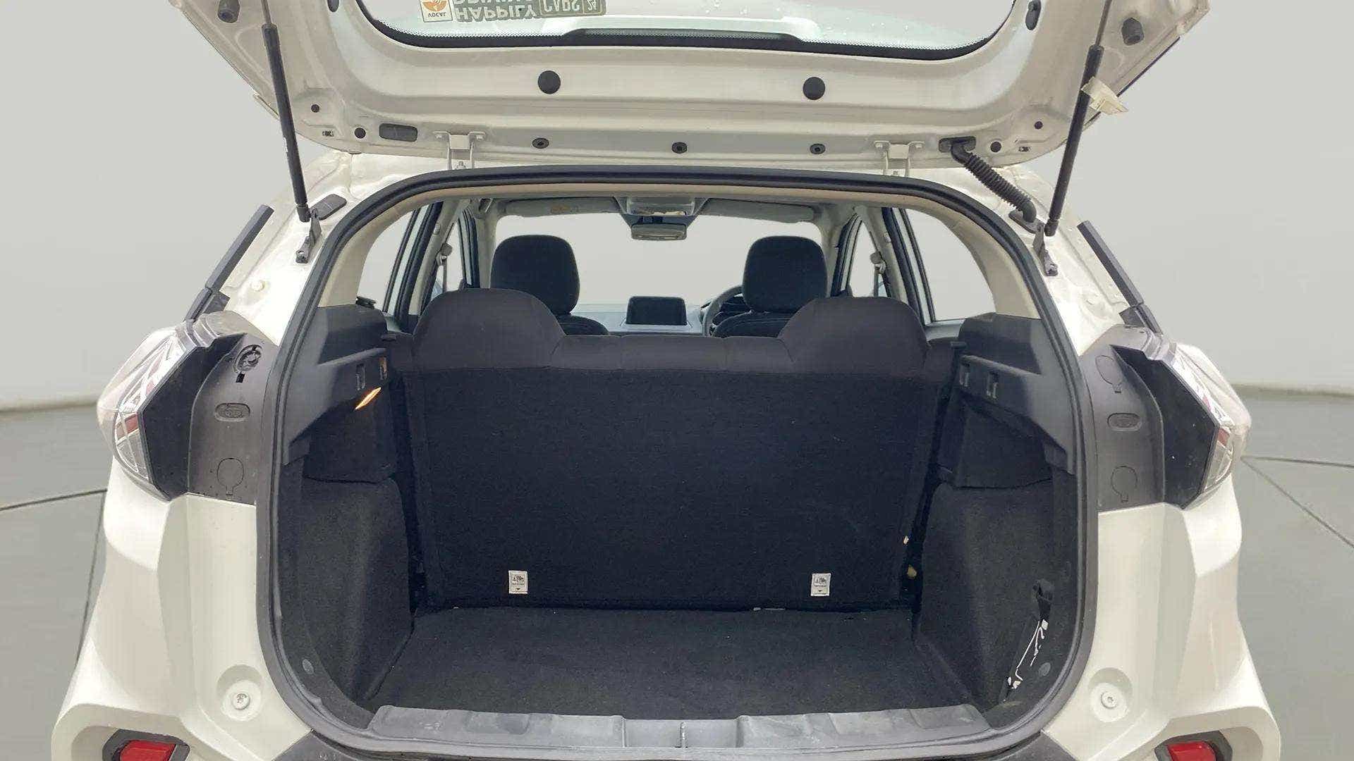 Boot space view of a Tata Nexon 2017-2023