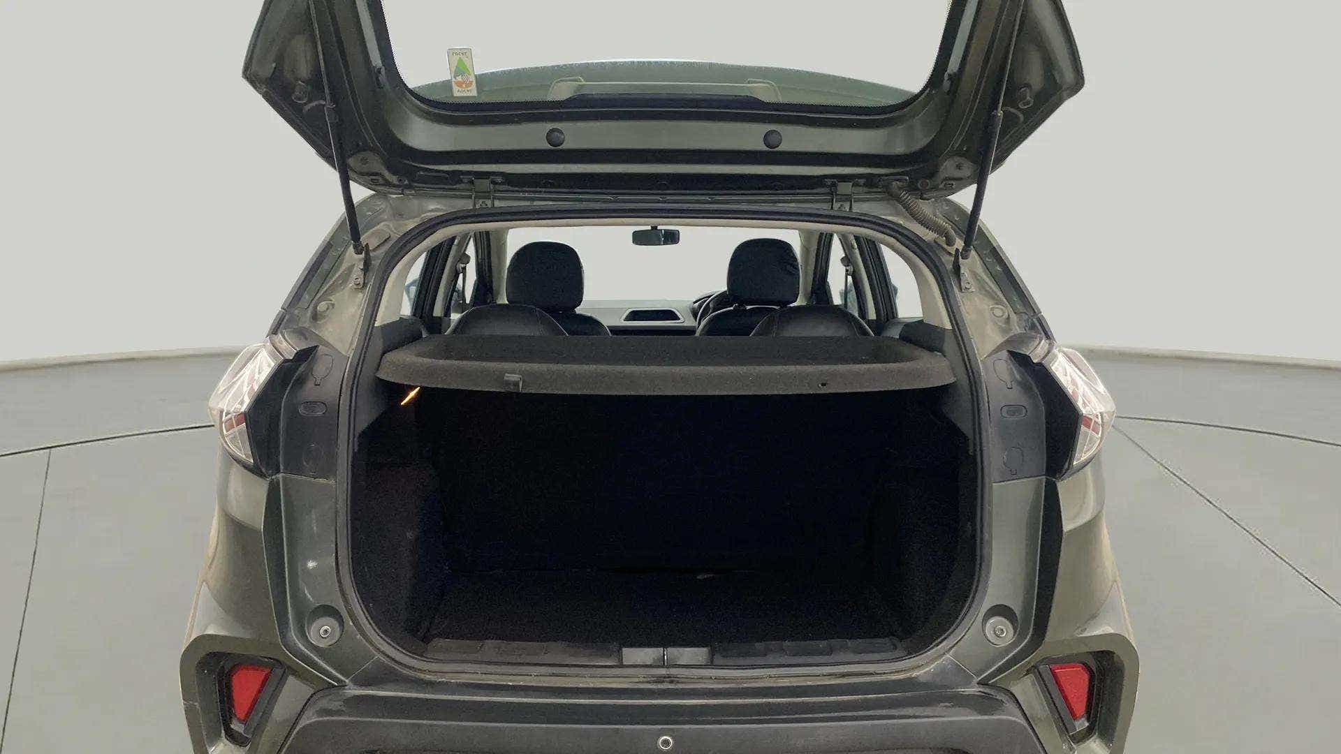Boot space view of a Tata Nexon 2017-2023