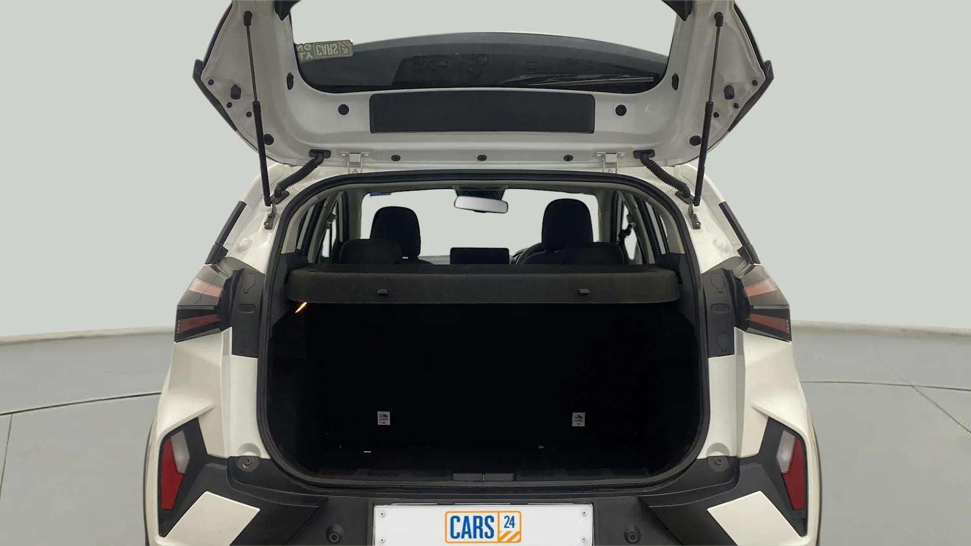 Rear boot view of a Tata Nexon